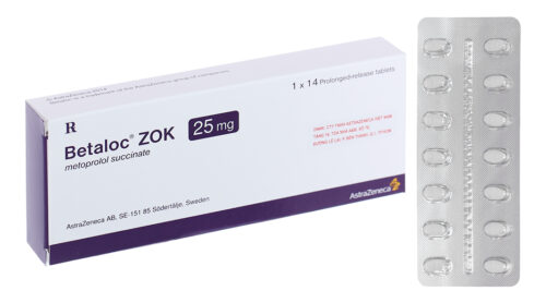 Betaloc Zok 25mg, Metoprolol