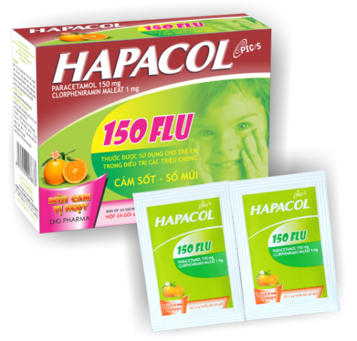 Hapacol, Paracetamol, Clorpheniramin