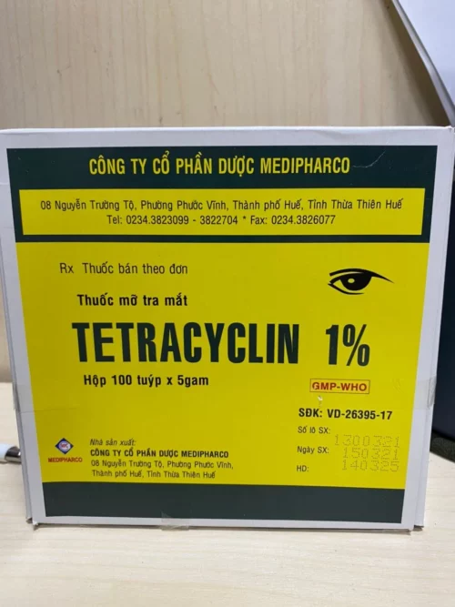 Mỡ tra mắt, Tetracyclin