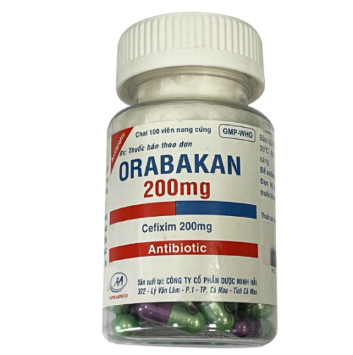 Orabakan - Cefixim 200mg - Lọ 100VNC - MN