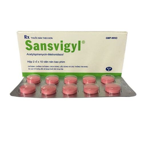 Sansvigyl, Acetylspiramycin, Metronidazol