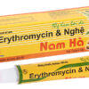 kem nghệ, Erythromycin