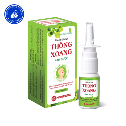 Thông Xoang Tán, thuốc xịt mũi