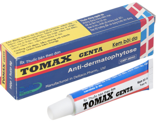 Tomax, Clotrimazol, Triamcinolon, Gentamycin