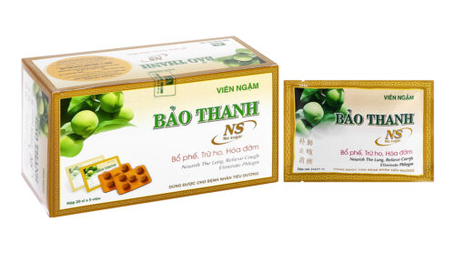 Viên Ngậm Bảo Thanh, bổ phế, trừ ho, hóa đờm