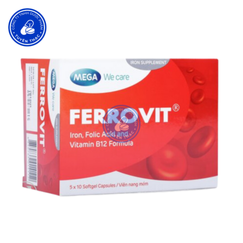 Ferrovit, Iron, Folic Acid, Vitamin B12